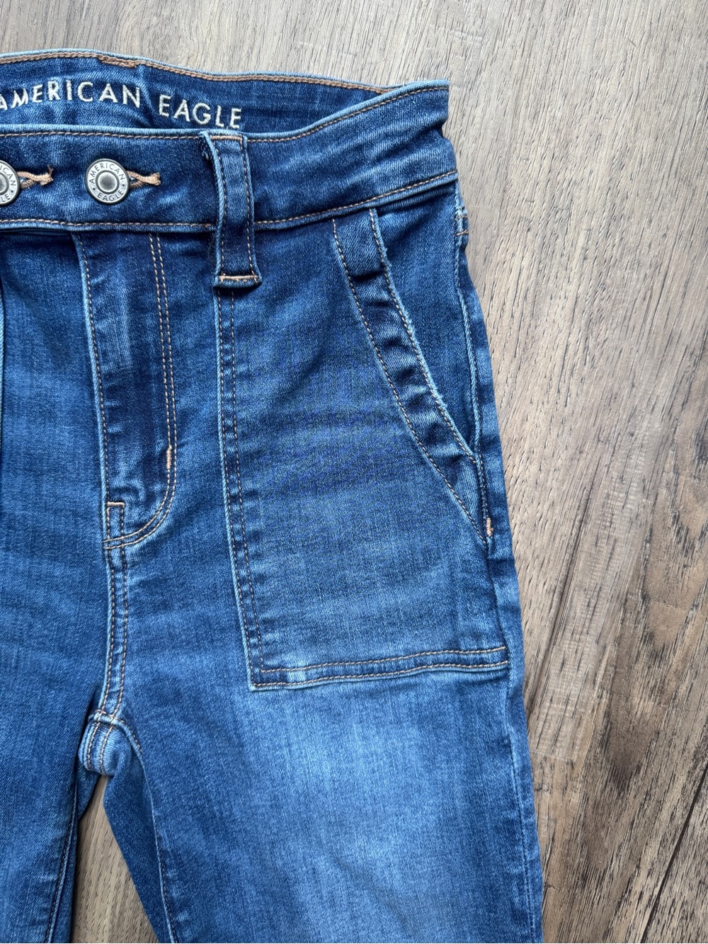 American Eagle Outfitters Women's Super High-Rise Flare - Size 00 Regular - Picture 3 of 14